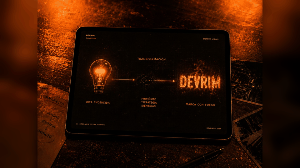 devrim universo transition glitch fire